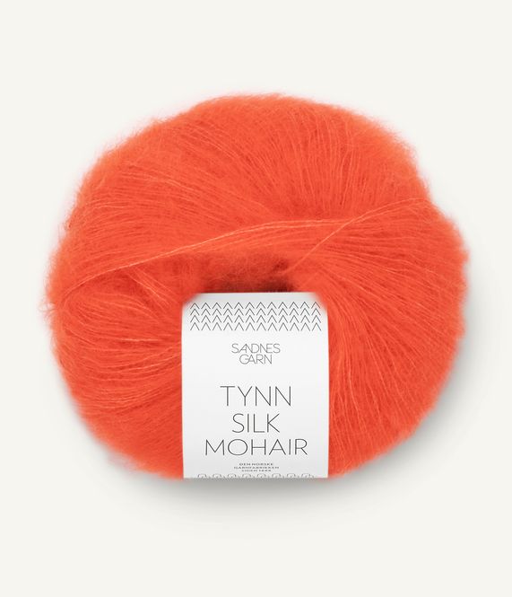 Hovedbilde UT Tynn Silk Mohair 3818 Orange